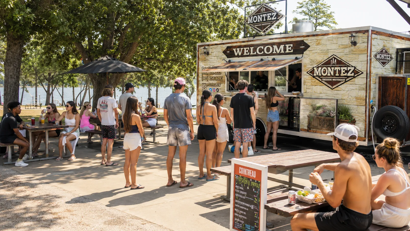 The Montez Food Truck serving the Whitehouse community